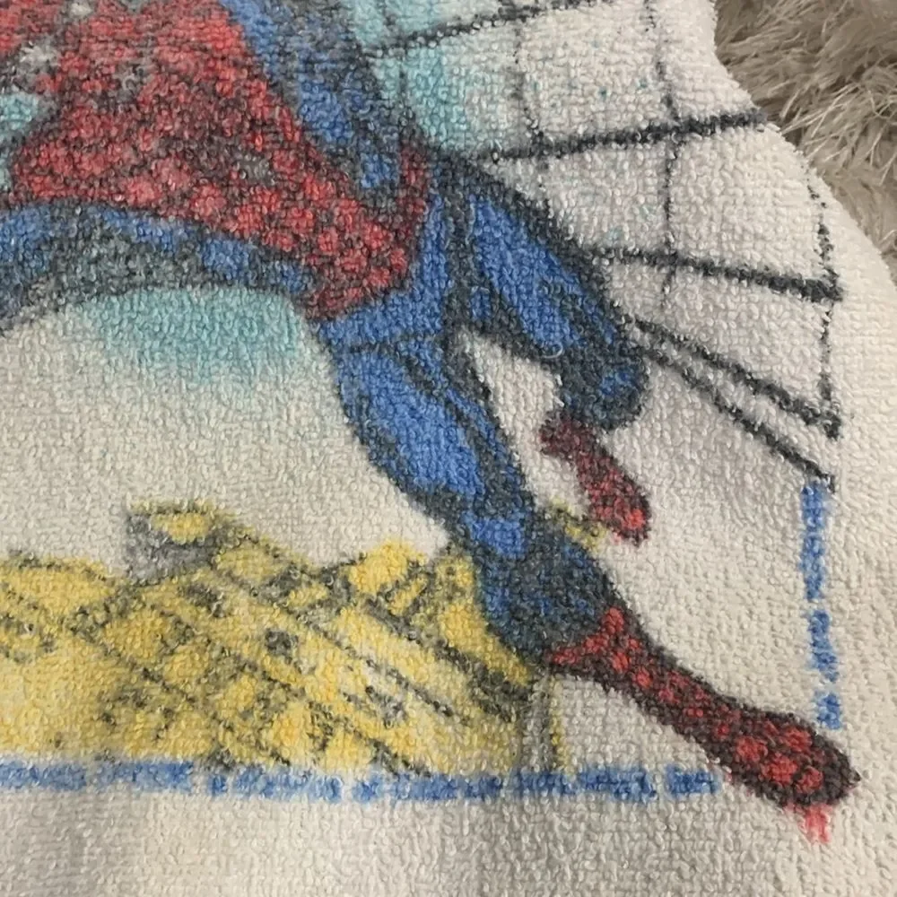 Vintage Spider-Man Marvel Comics Washcloth‎